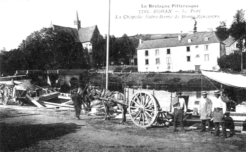 Ville de Rohan (Bretagne).