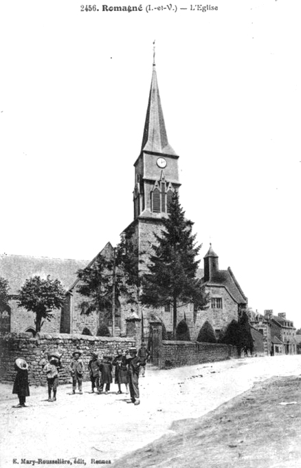 Eglise de Romagn (Bretagne).