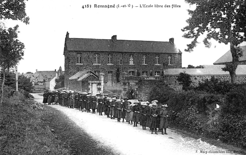 Ville de Romagn (Bretagne).