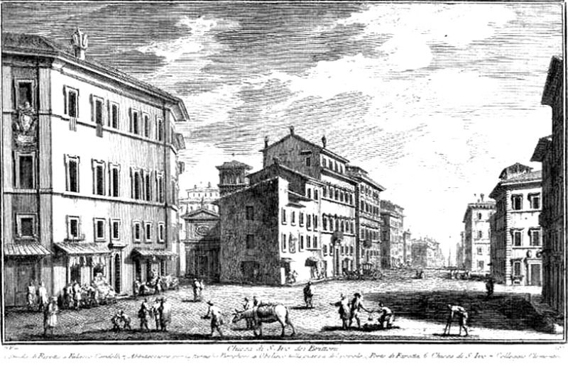 L'ancienne glise Saint-Yves-des-Bretons  Rome.