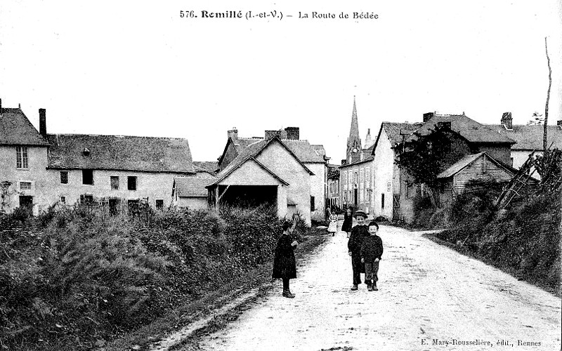 Ville de Romill (Bretagne).