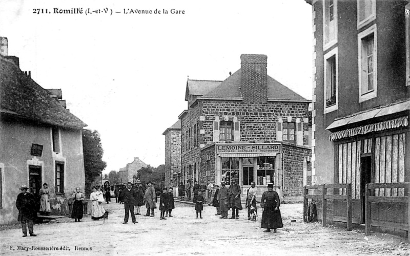 Ville de Romill (Bretagne).