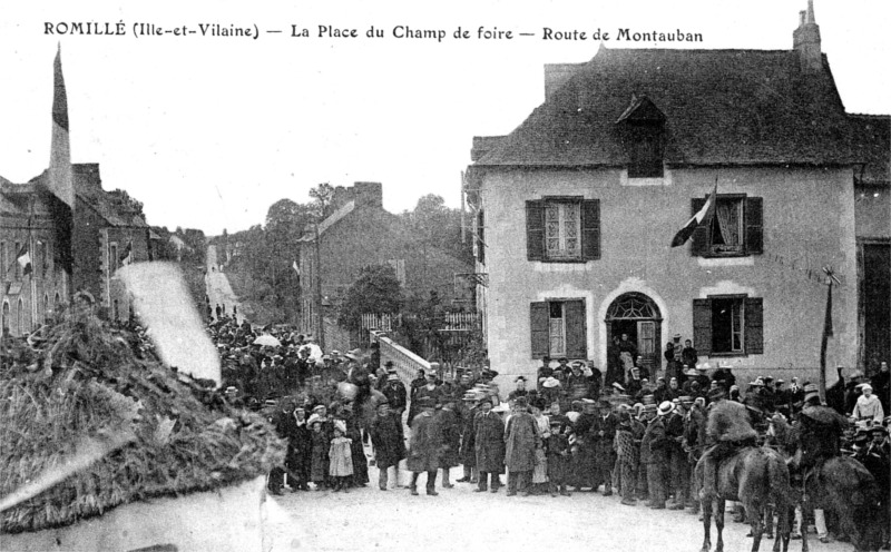 Ville de Romill (Bretagne).