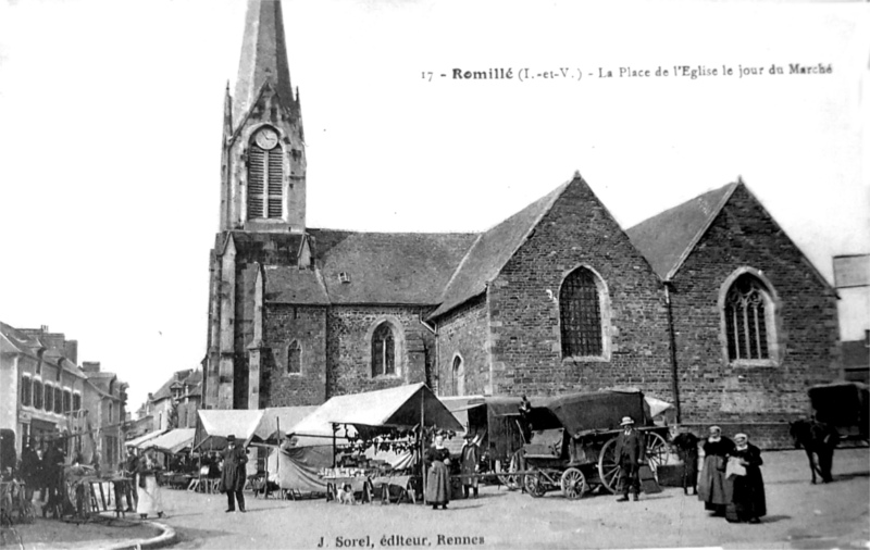 Ville de Romillé (Bretagne).