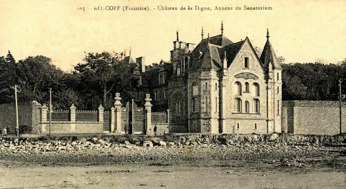 Château de la Digue à Roscoff (Bretagne)