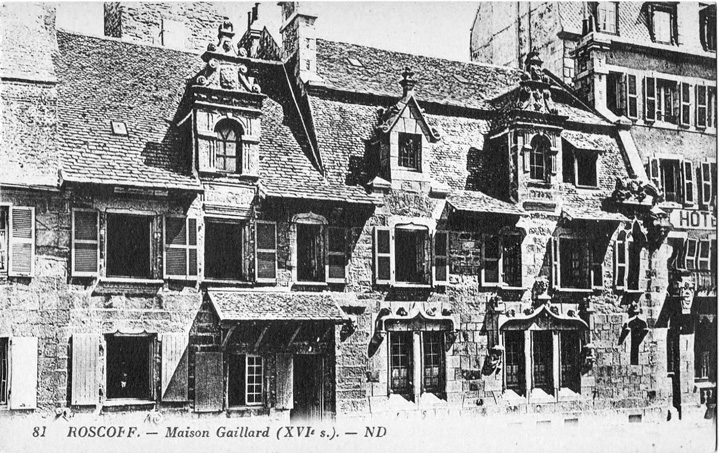 La maison Gaillard à Roscoff (Bretagne)