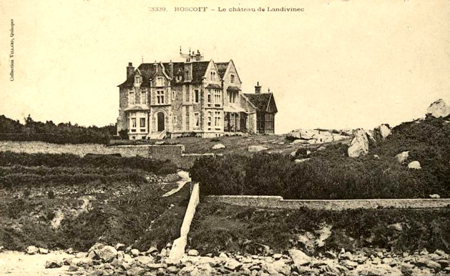 Le château de Landivinec à Roscoff (Bretagne)