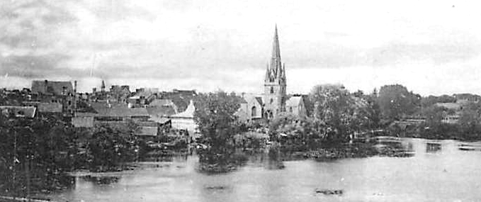 Vue de la ville de Rosporden.