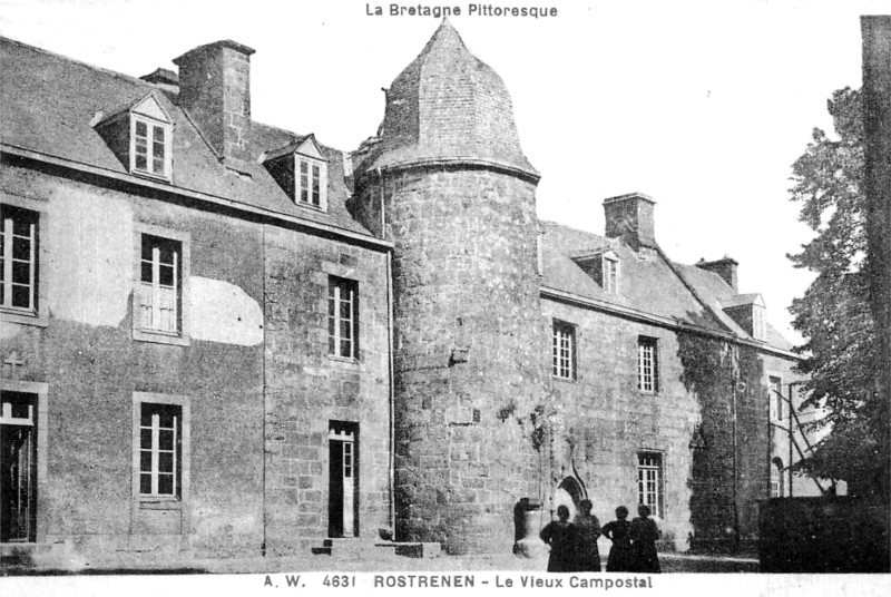 Manoir de Campostal à Rostrenen (Bretagne).