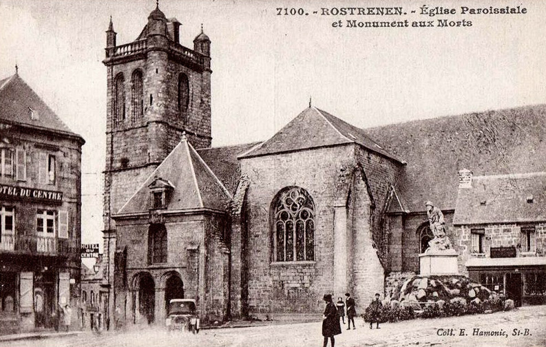 Rostrenen (Bretagne) : glise Notre-Dame du Roncier