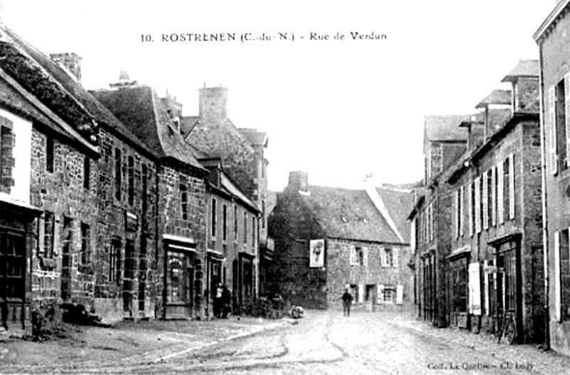 Ville de Rostrenen (Bretagne).