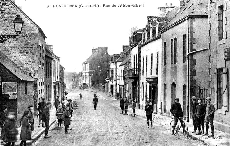 Ville de Rostrenen (Bretagne).