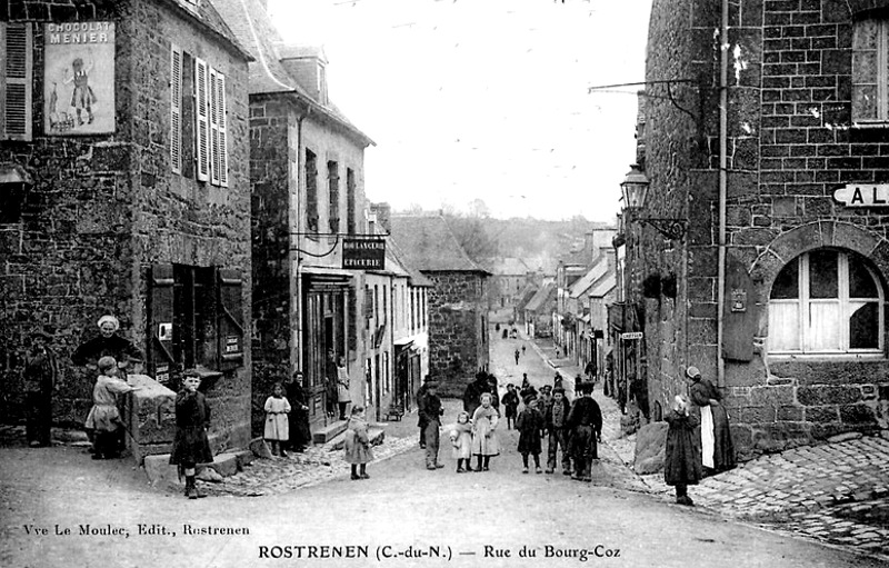 Ville de Rostrenen (Bretagne).