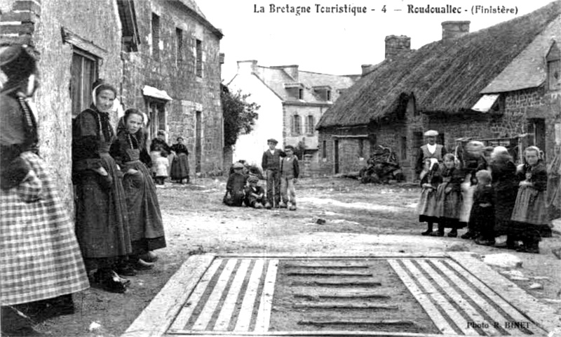 Ville de Roudouallec (Bretagne).