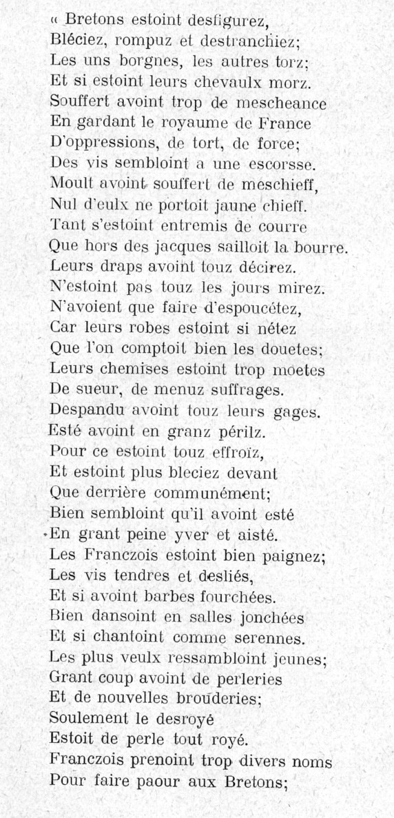 Routiers bretons pendant la guerre de Cent Ans (partie 1).