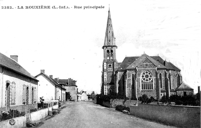 Eglise de La Rouxière (anciennement en Bretagne).