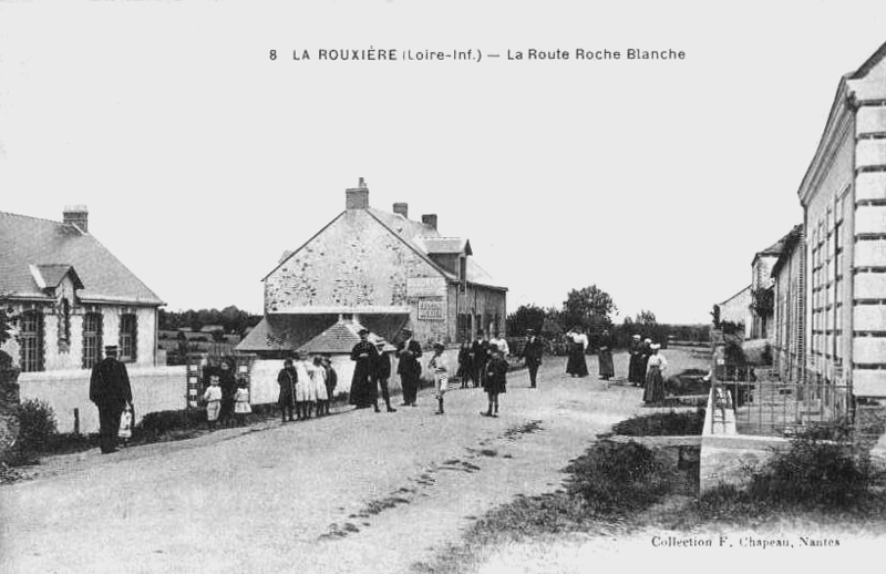 Ville de La Rouxire (anciennement en Bretagne).