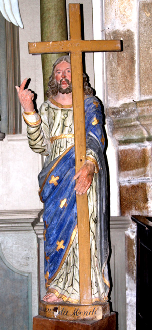 Statue de l'église Notre-Dame de Runan (Bretagne)
