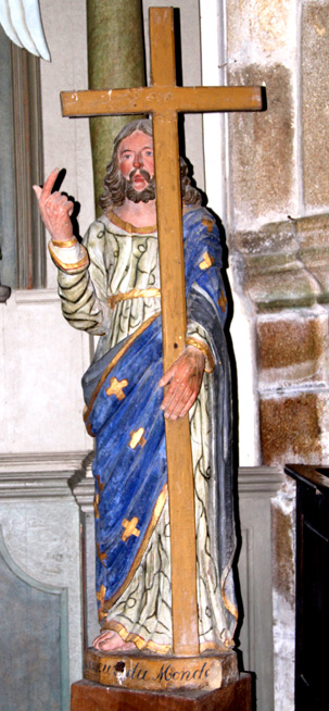 Statue de l'glise Notre-Dame de Runan (Bretagne)
