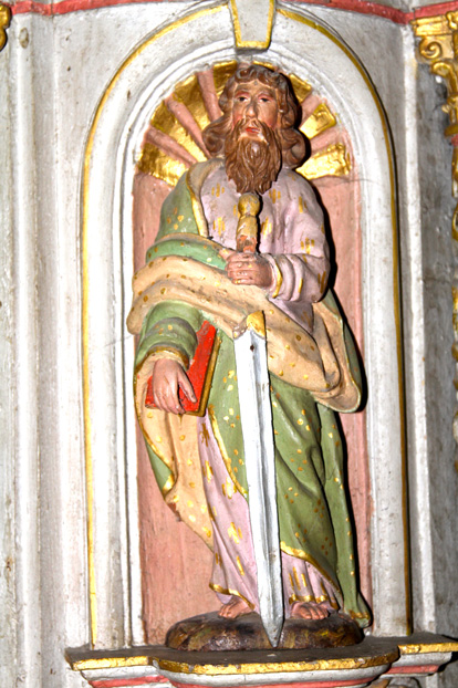 Statue de l'glise Notre-Dame de Runan (Bretagne)