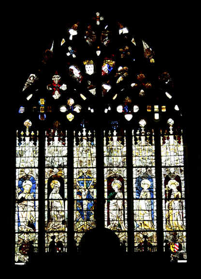 Verrire de l'glise Notre-Dame de Runan (Bretagne)