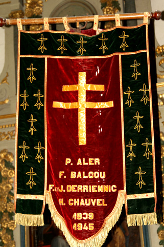 Bannière de l'église Notre-Dame de Runan (Bretagne)
