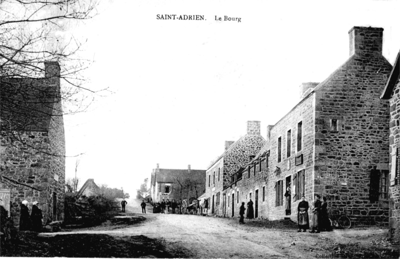 Ville de Saint-Adrien (Bretagne).