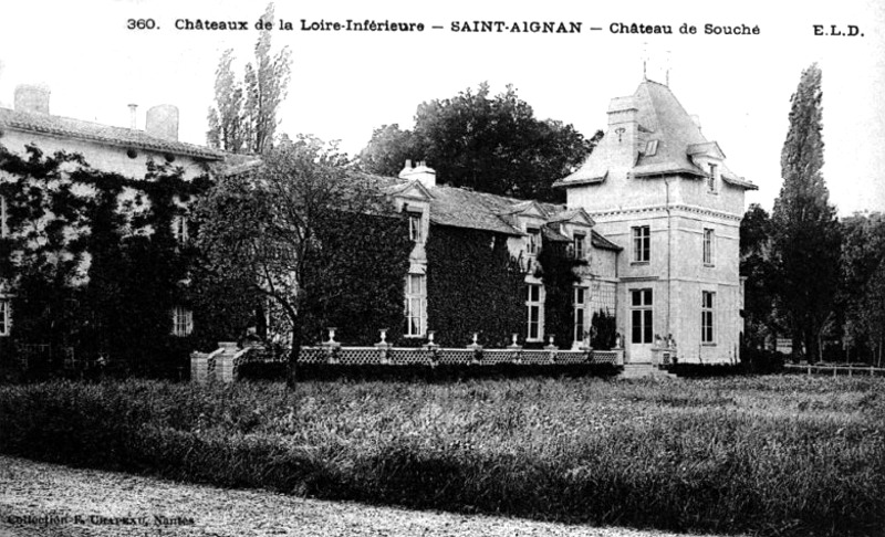 Chteau de Souchet  Saint-Aignan-de-Grand-lieu (Bretagne).