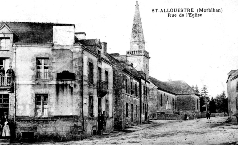 Ville de Saint-Allouestre (Bretagne).