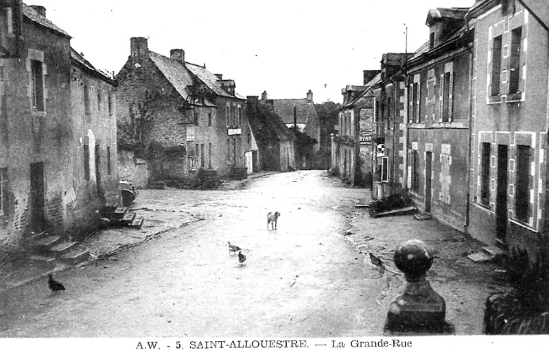 Ville de Saint-Allouestre (Bretagne).