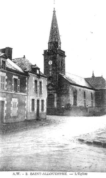 Eglise de Saint-Allouestre (Bretagne).