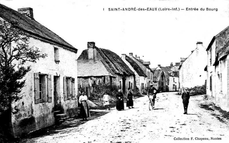 Ville de Saint-Andr-des-Eaux en Loire-Atlantique (anciennement en Bretagne).