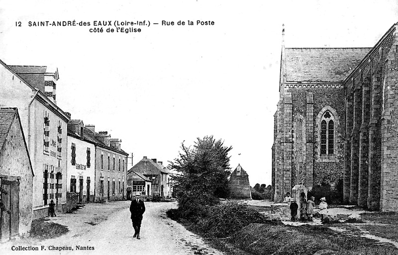 Ville de Saint-André-des-Eaux en Loire-Atlantique (anciennement en Bretagne).