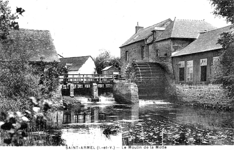 Moulin de Saint-Armel (Ille-et-Vilaine, Bretagne).