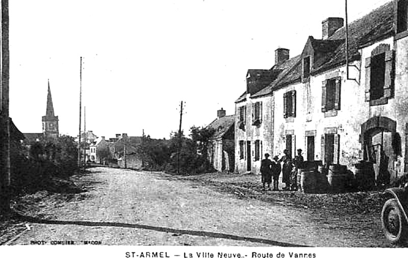 Ville d'Armel (Bretagne - Morbihan).