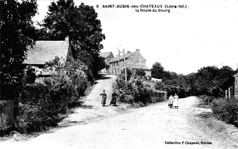 Ville de Saint-Aubin-des-Chteaux (anciennement en Bretagne).