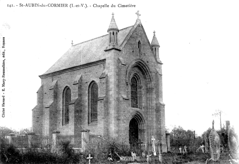 Chapelle de Saint-Aubin-du-Cormier (Bretagne).