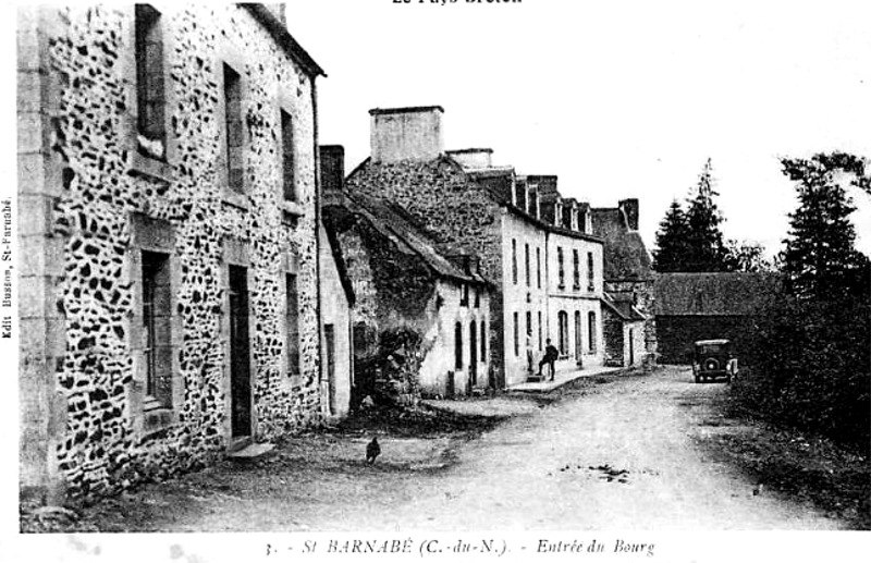 Ville de Saint-Barnabé (Bretagne).