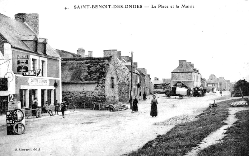 Ville de Saint-Benot-des-Ondes (Bretagne).