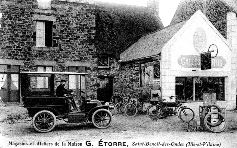 Ville de Saint-Benot-des-Ondes (Bretagne).