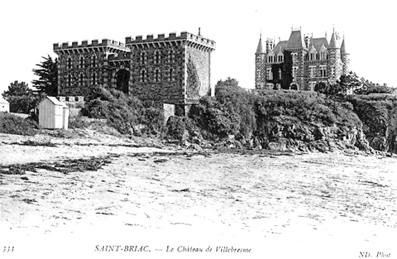 Manoir ou château de Saint-Briac-sur-Mer (Bretagne).