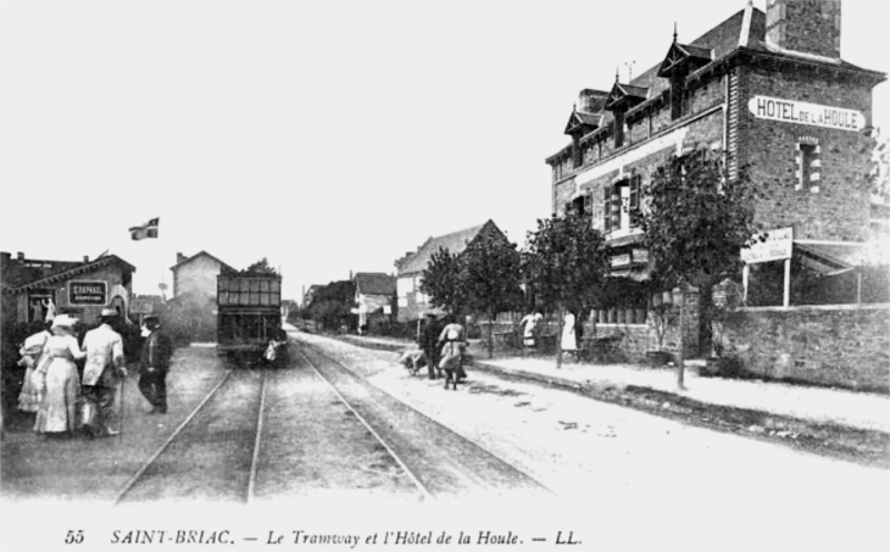 Ville de Saint-Briac-sur-Mer (Bretagne).