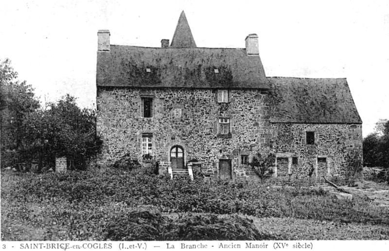 Manoir de la Branche  Saint-Brice-en-Cogls (Bretagne).