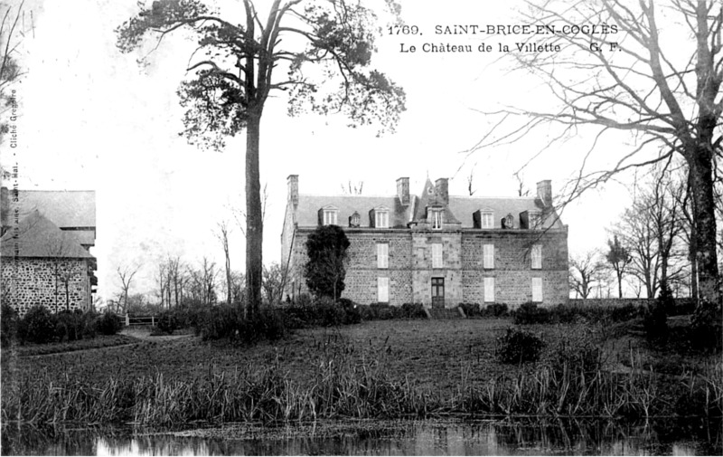 Chteau de la Villette  Saint-Brice-en-Cogls (Bretagne).