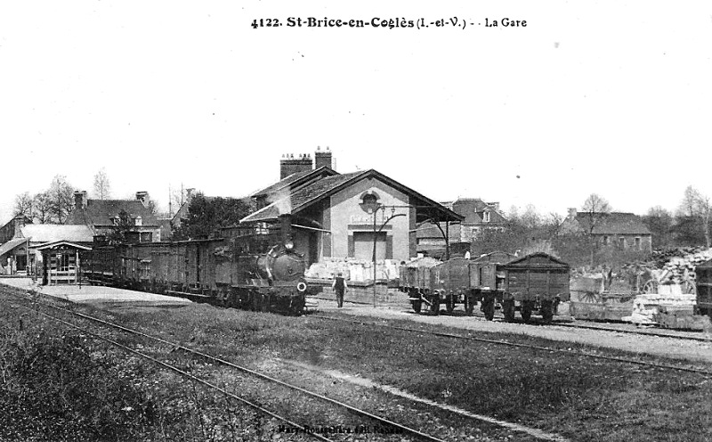 Ville de Saint-Brice-en-Cogls (Bretagne).