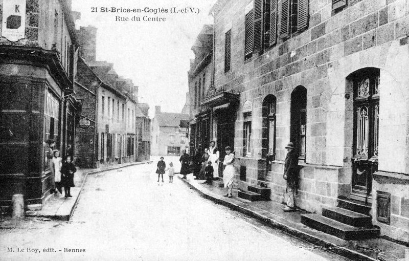 Ville de Saint-Brice-en-Cogls (Bretagne).