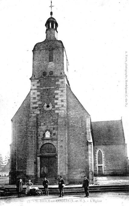Eglise de Saint-Brice-en-Cogls (Bretagne).