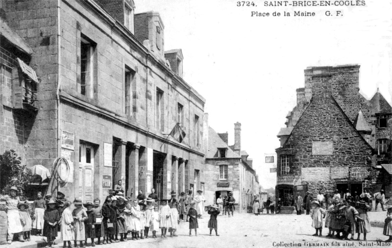 Ville de Saint-Brice-en-Cogls (Bretagne).