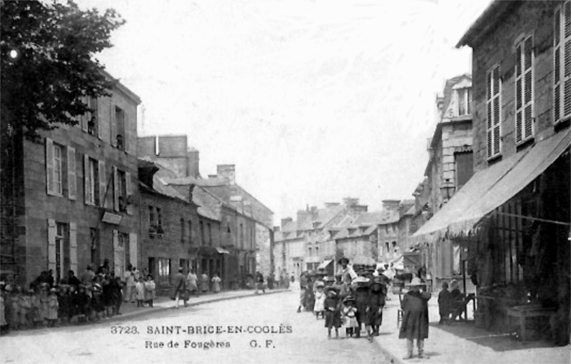 Ville de Saint-Brice-en-Cogls (Bretagne).