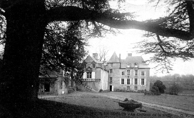 Chteau de la Motte  Saint-Brice-en-Cogls (Bretagne).